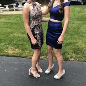 Blue Sherri Hill Cocktail